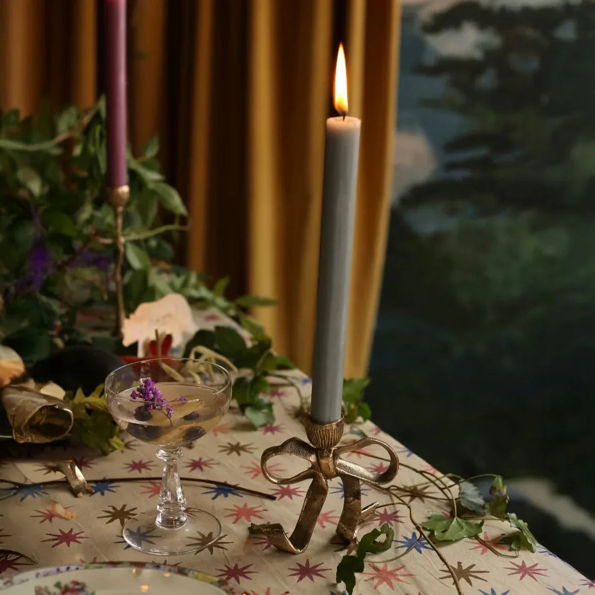 Riley Ribbon Candle Holder - Doing Goods