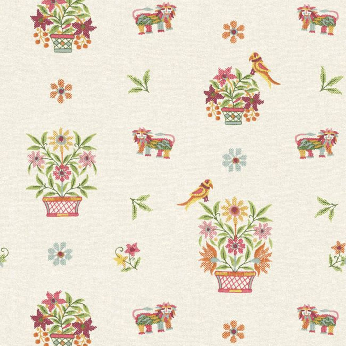 Roar Stitch Wallpaper - GP&J Baker X Kit Kemp