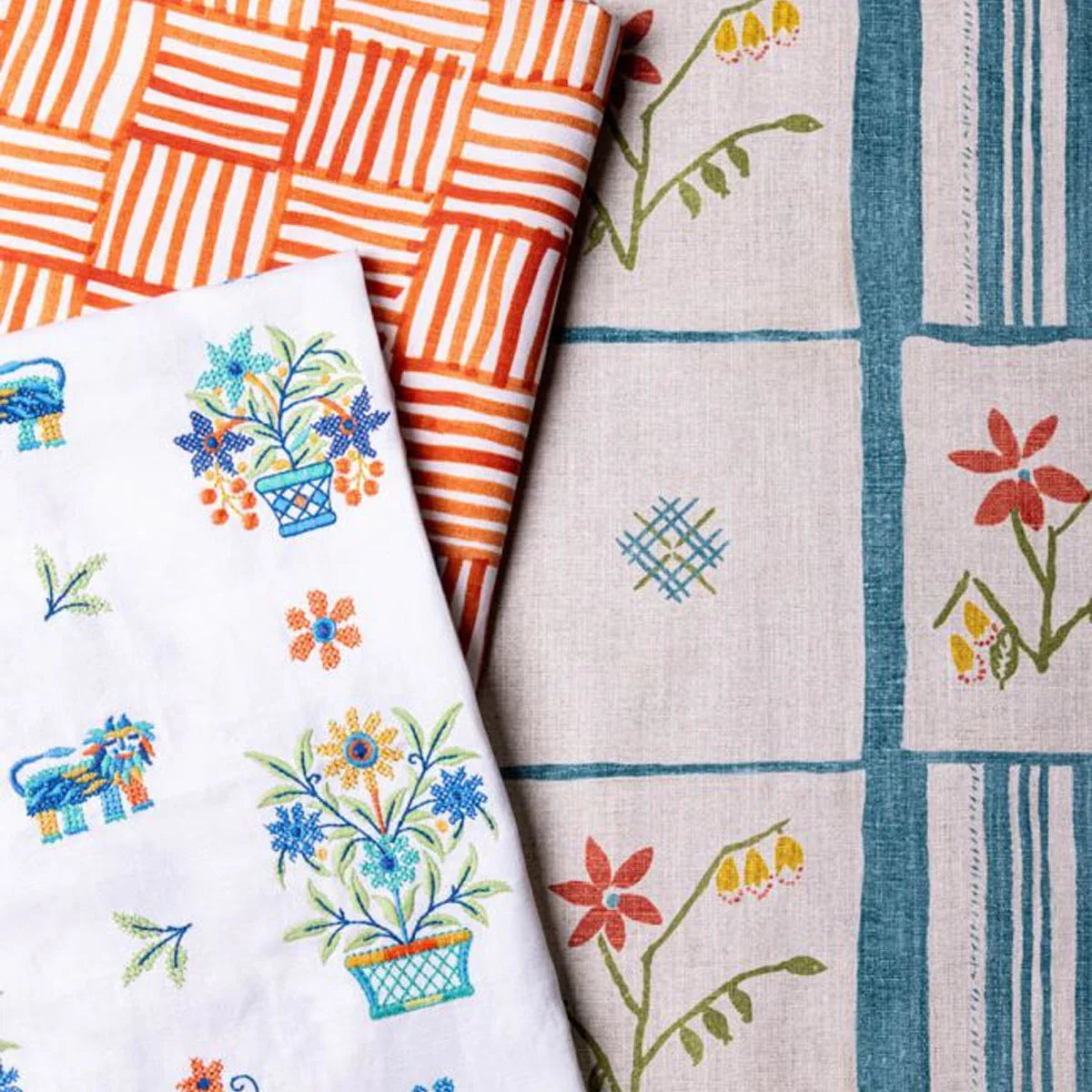 Roar Stitch Fabric - GP&J Baker X Kit Kemp
