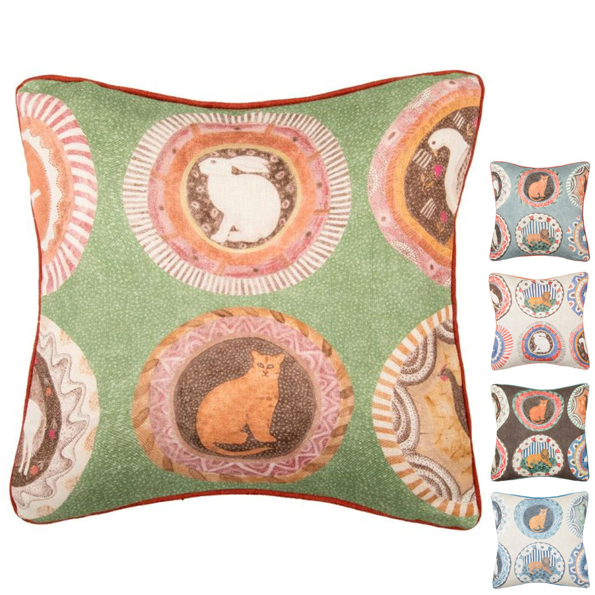 Robina&#39;s Dinner Party Cushion - GP&amp;J Baker X Kit Kemp