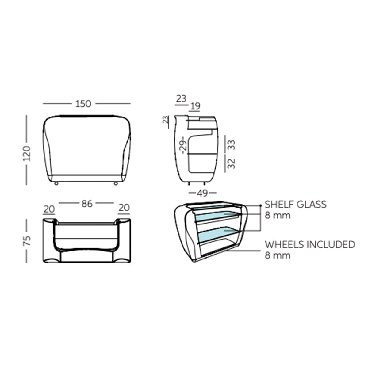 Roller Bar - Slide Design