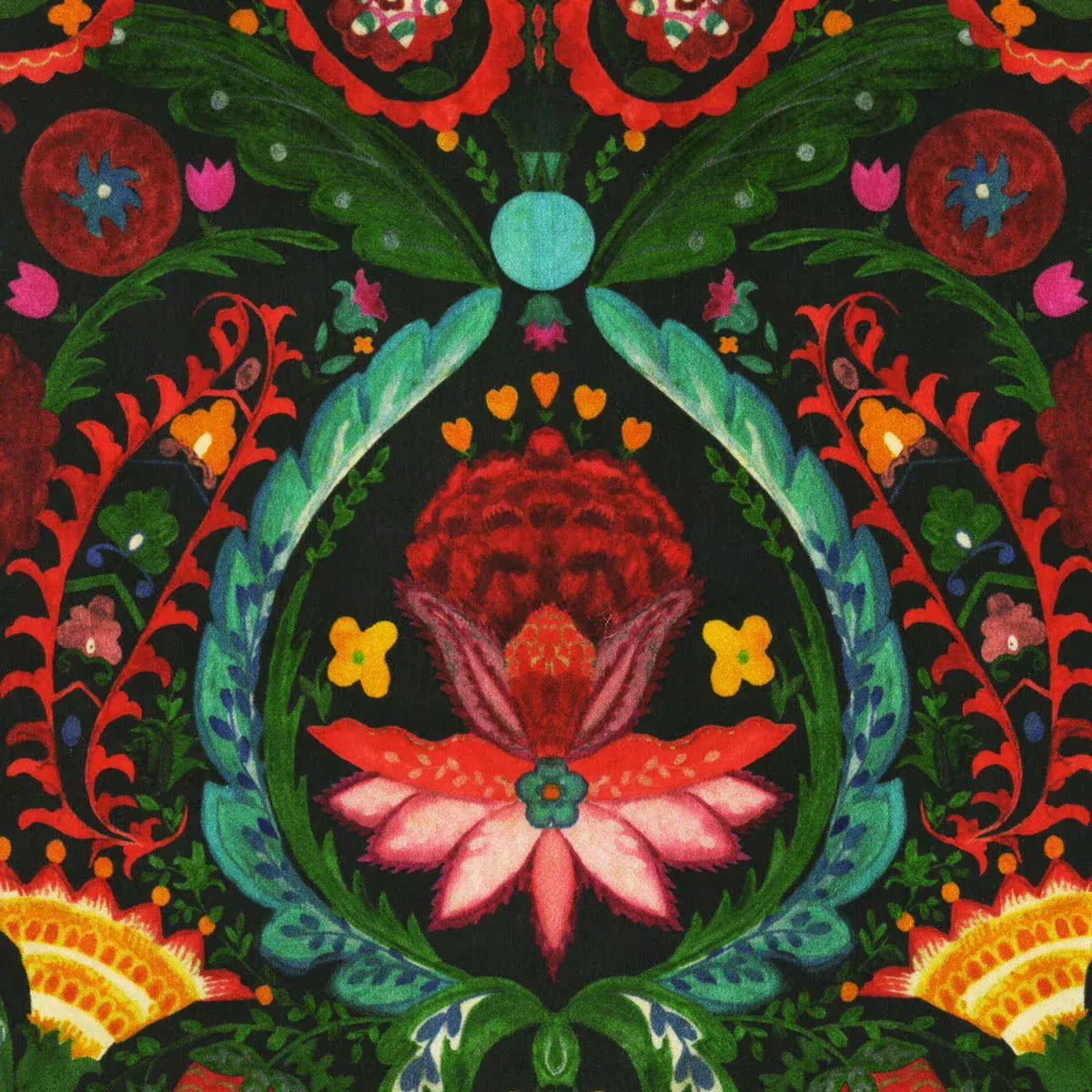 Rosa Mundi Fabric - Mind The Gap