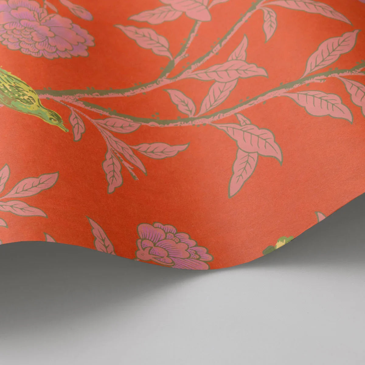 Roseberry with Birds Wallpaper - Cole & Son