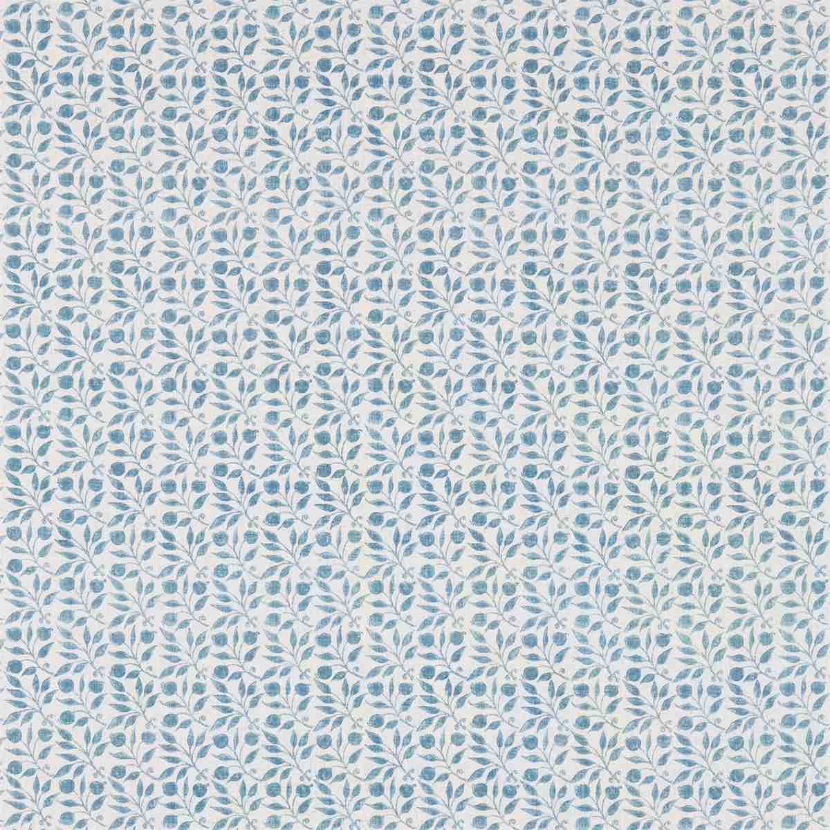 Morris &amp; Co &#39;Rosehip - Mineral Blue&#39; Fabric