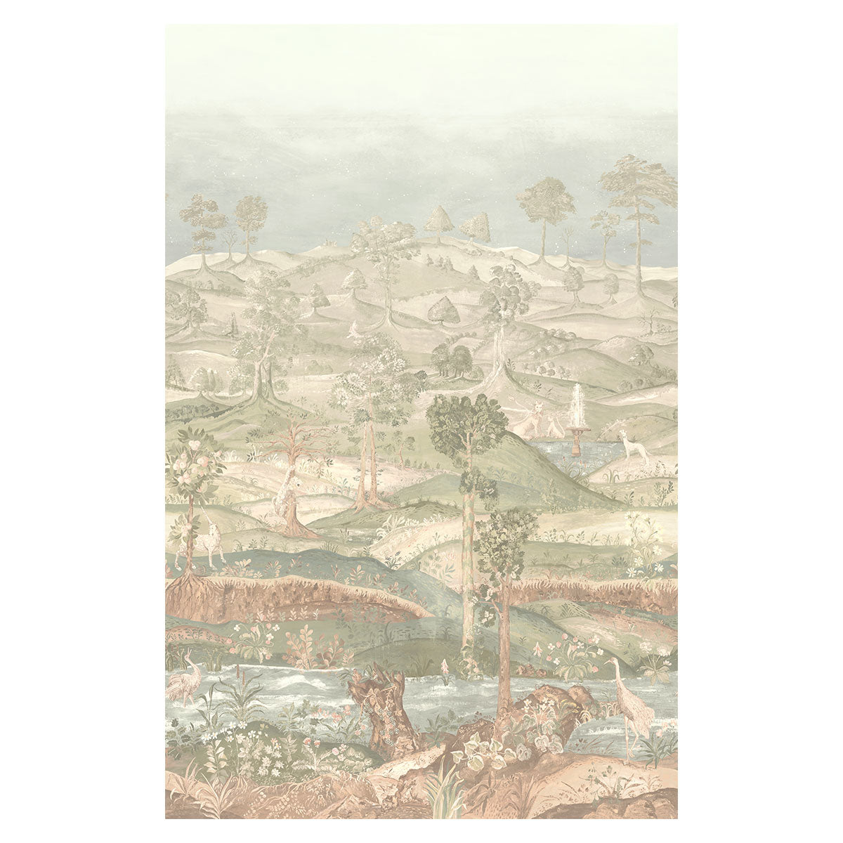 Royal Park Panel Wallpaper - GP&amp;J Baker