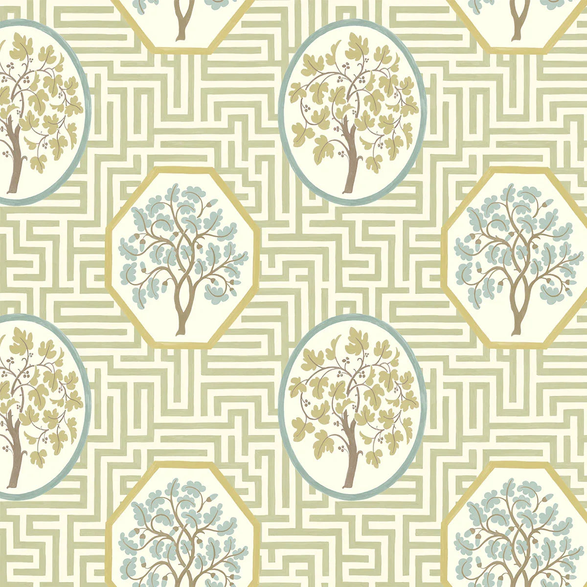 Royal Maze Wallpaper - GP&J Baker