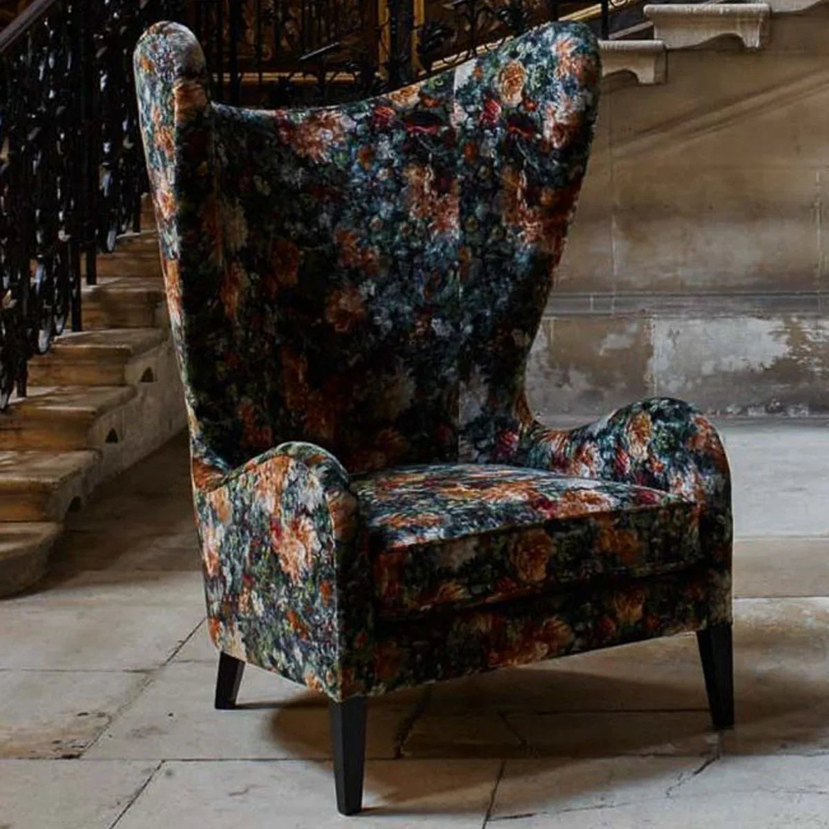 Royal Garden Velvet Fabric - GP&J Baker