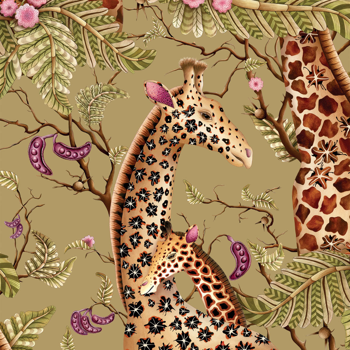 Royal Giraffe Wallpaper - Cole & Son