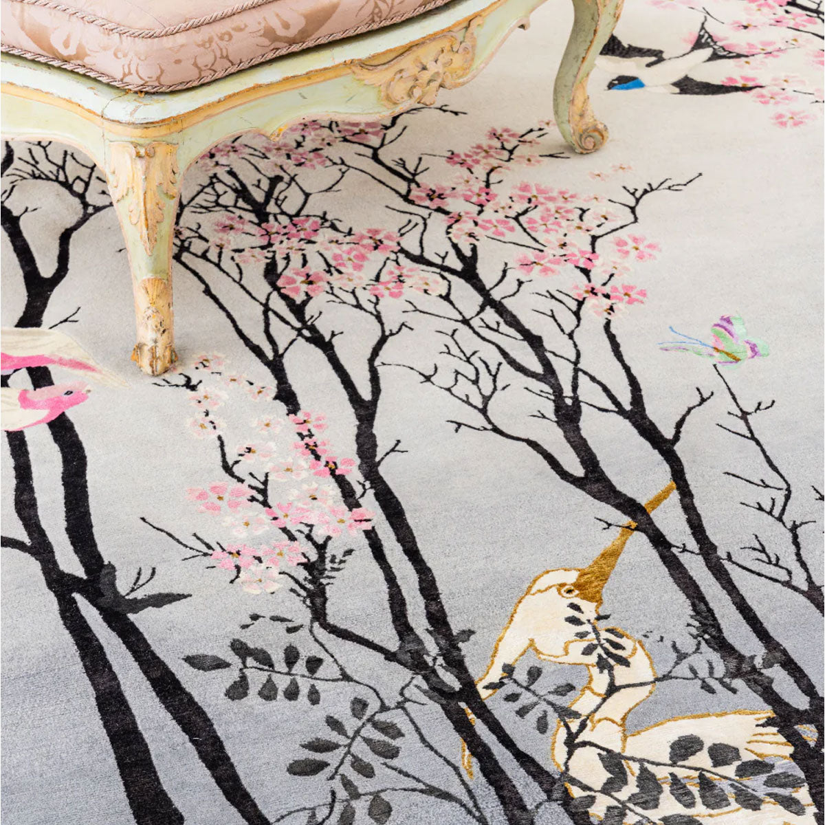 Sakura Hand Knotted Rug - Wendy Morrison Design