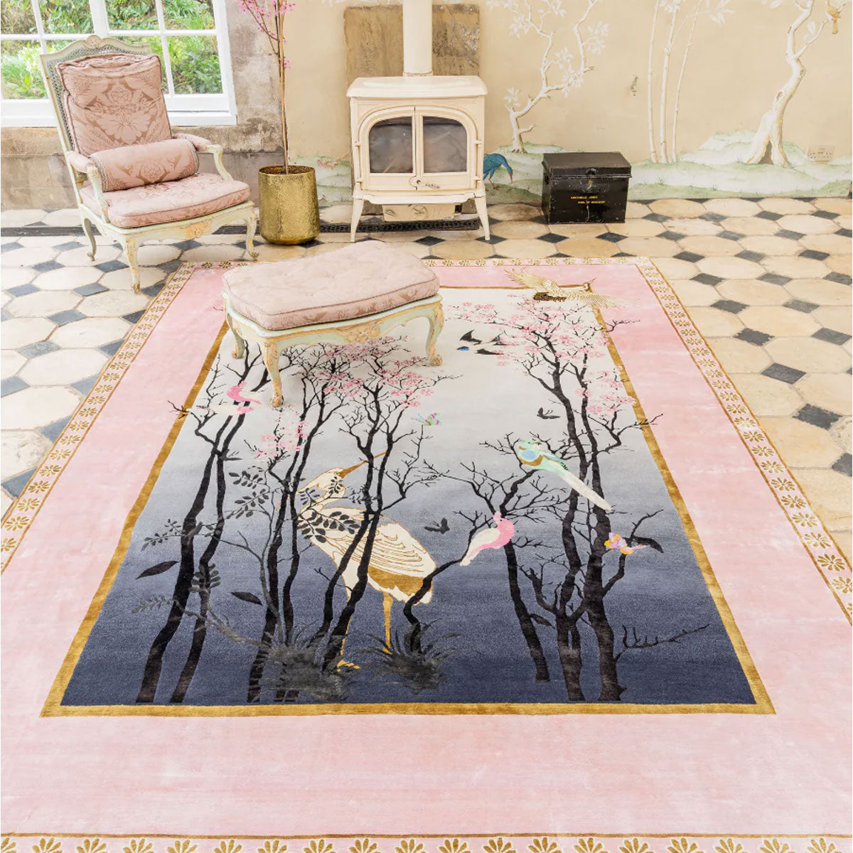 Sakura Hand Knotted Rug - Wendy Morrison Design