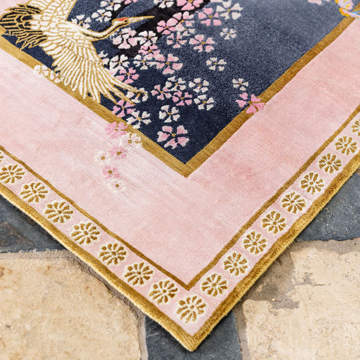 Sakura Hand Knotted Runner - Wendy Morrison Design