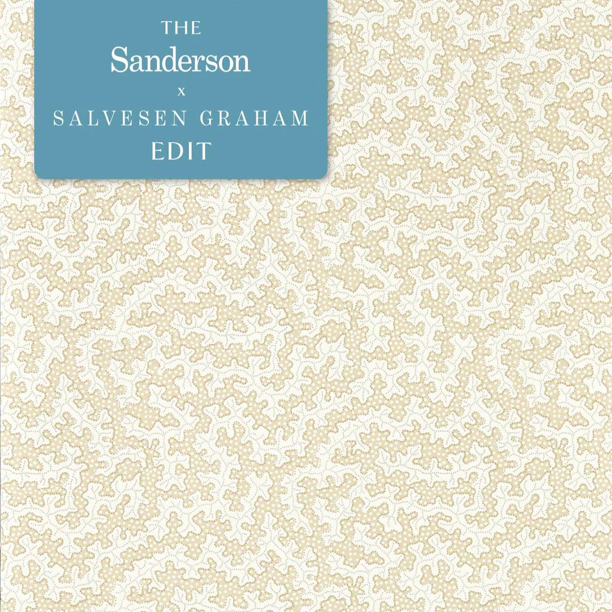 Sanderson X Salvesen Graham &#39;Truffle - Flax&#39; Wallpaper