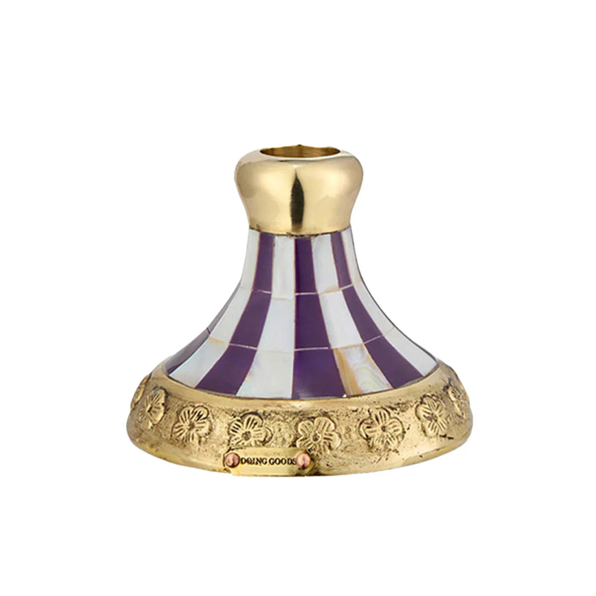 Sanya Striped Candle Holder - Doing Goods