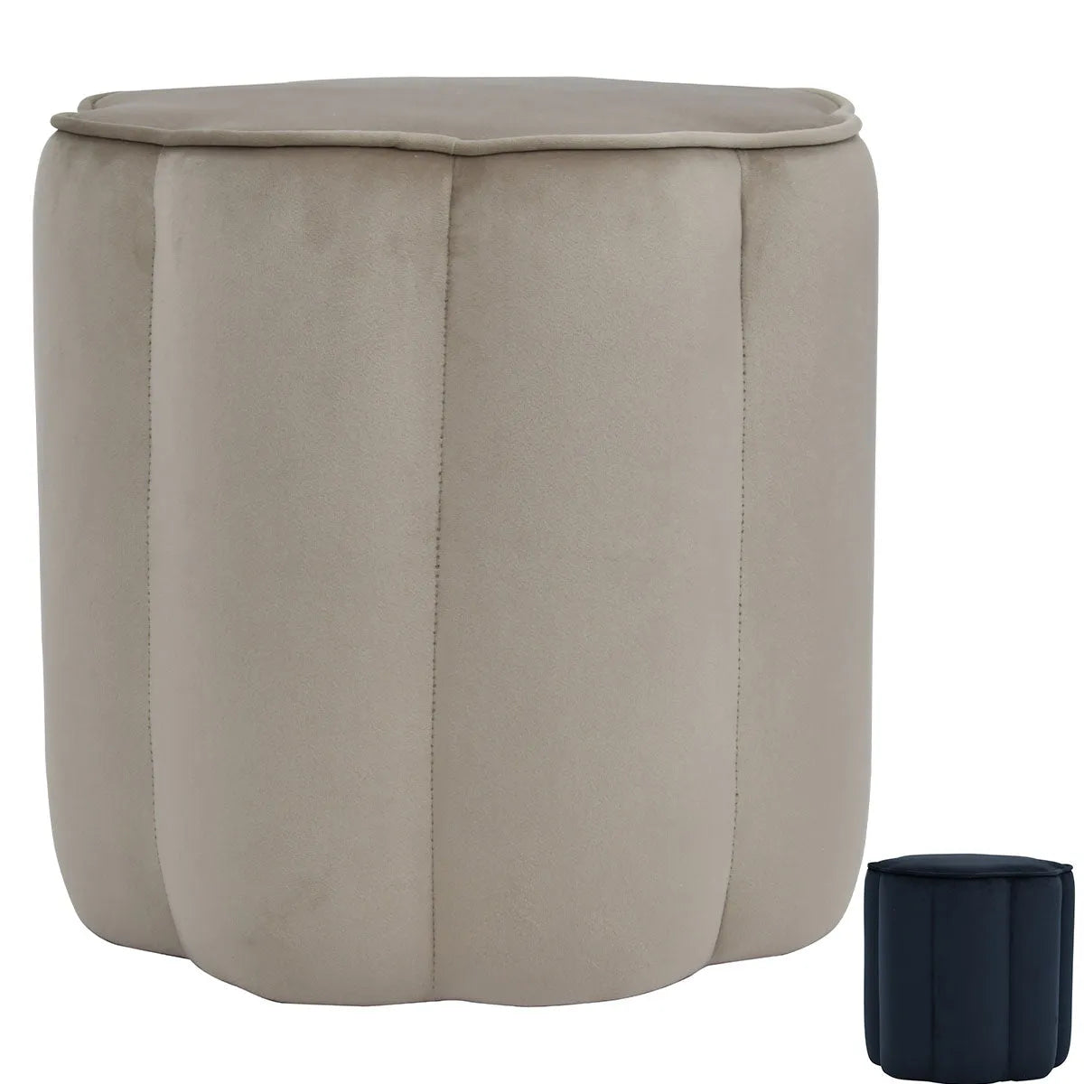 Scallop Footstool- Courthouse Furniture