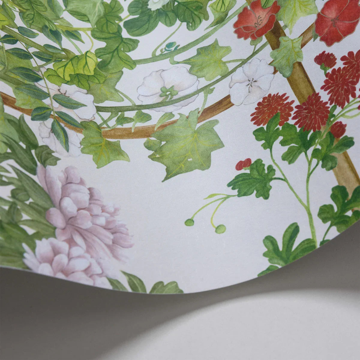 Scenic Flora Natural White Wallpaper - Cole & Son