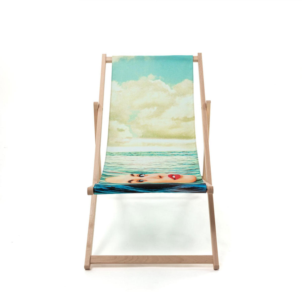 Seletti X Toiletpaper &#39;Sea Girl&#39; Deck Chair