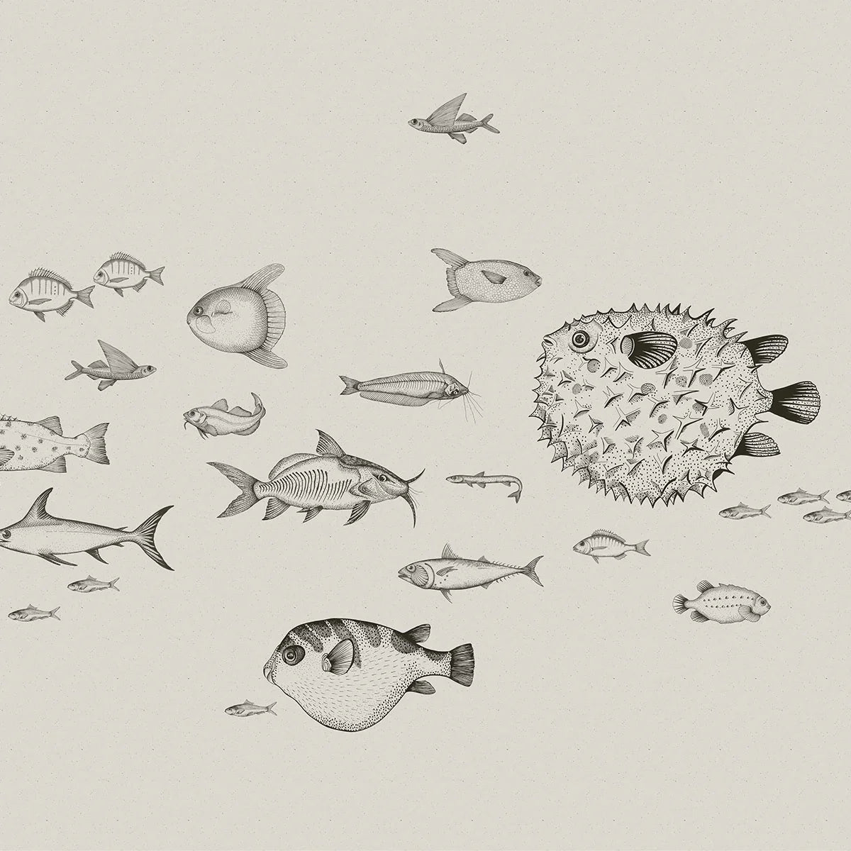 Sea Current Mural Wallpaper - Coordonne