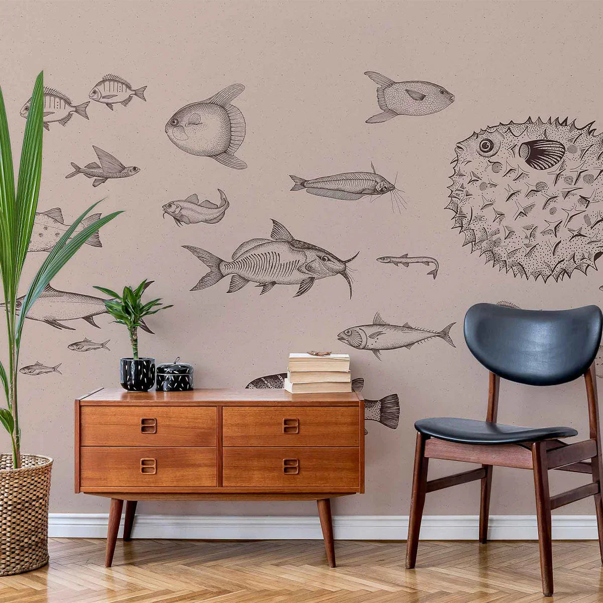 Sea Current Mural Wallpaper - Coordonne
