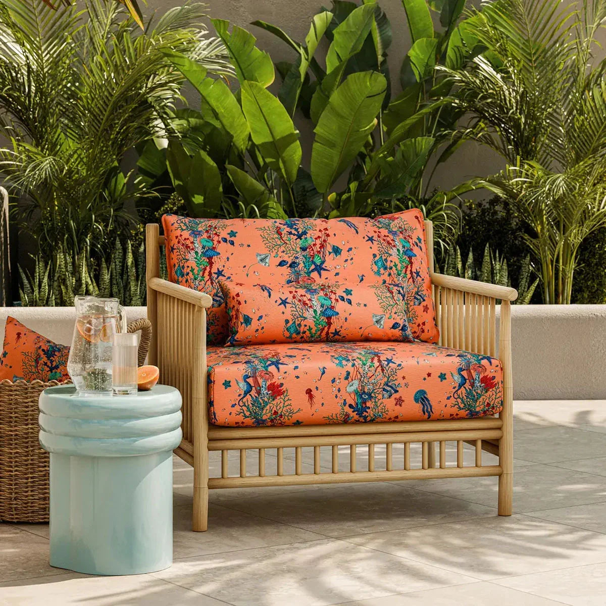 Seaforest Indoor Outdoor Fabric - Clarke & Clarke X Emma Shipley