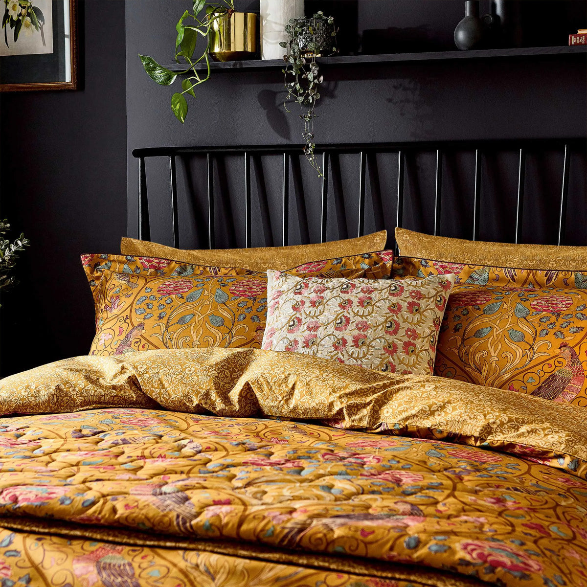 Morris &amp; Co Seasons By May Linen Cushion