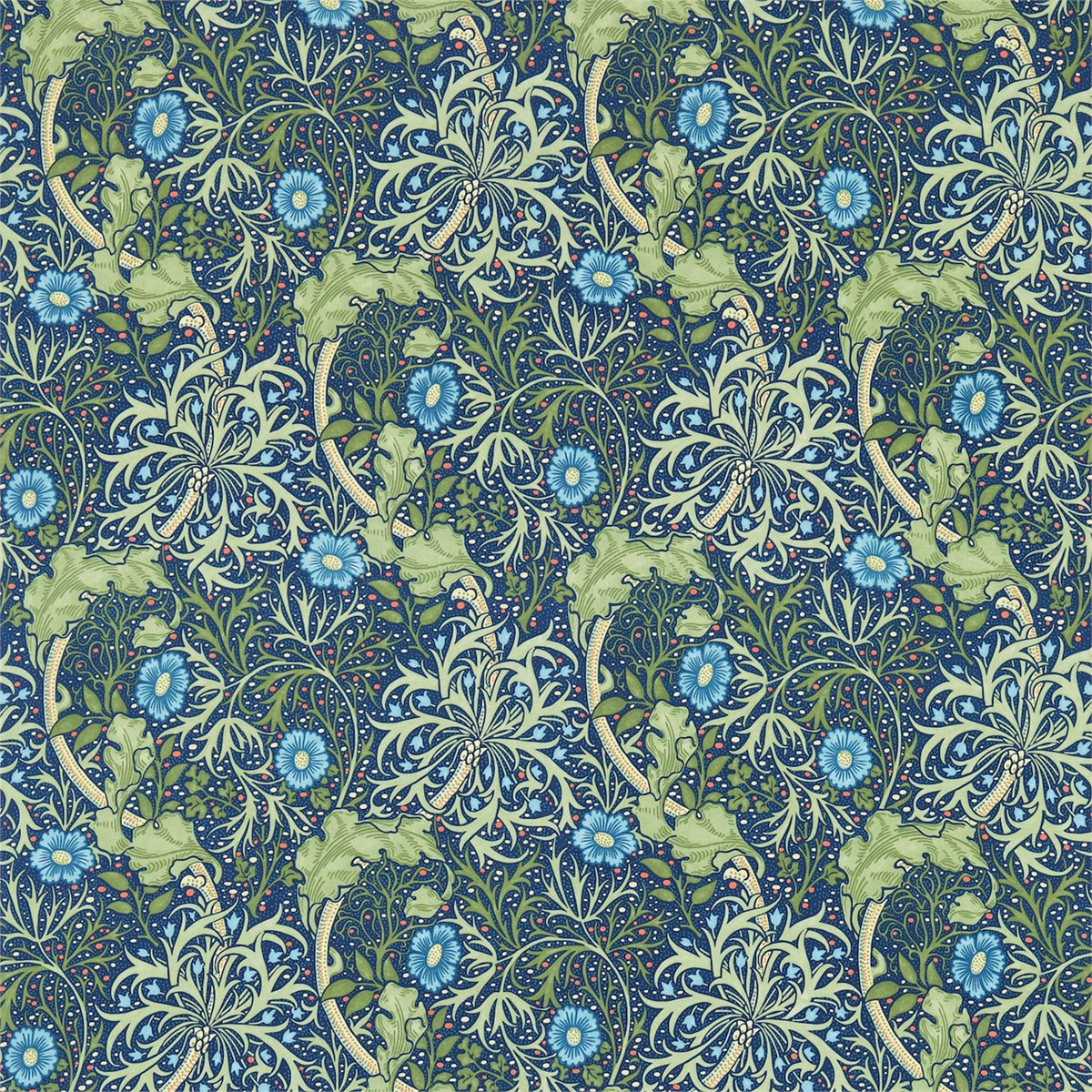 Morris &amp; Co - Seaweed Fabric