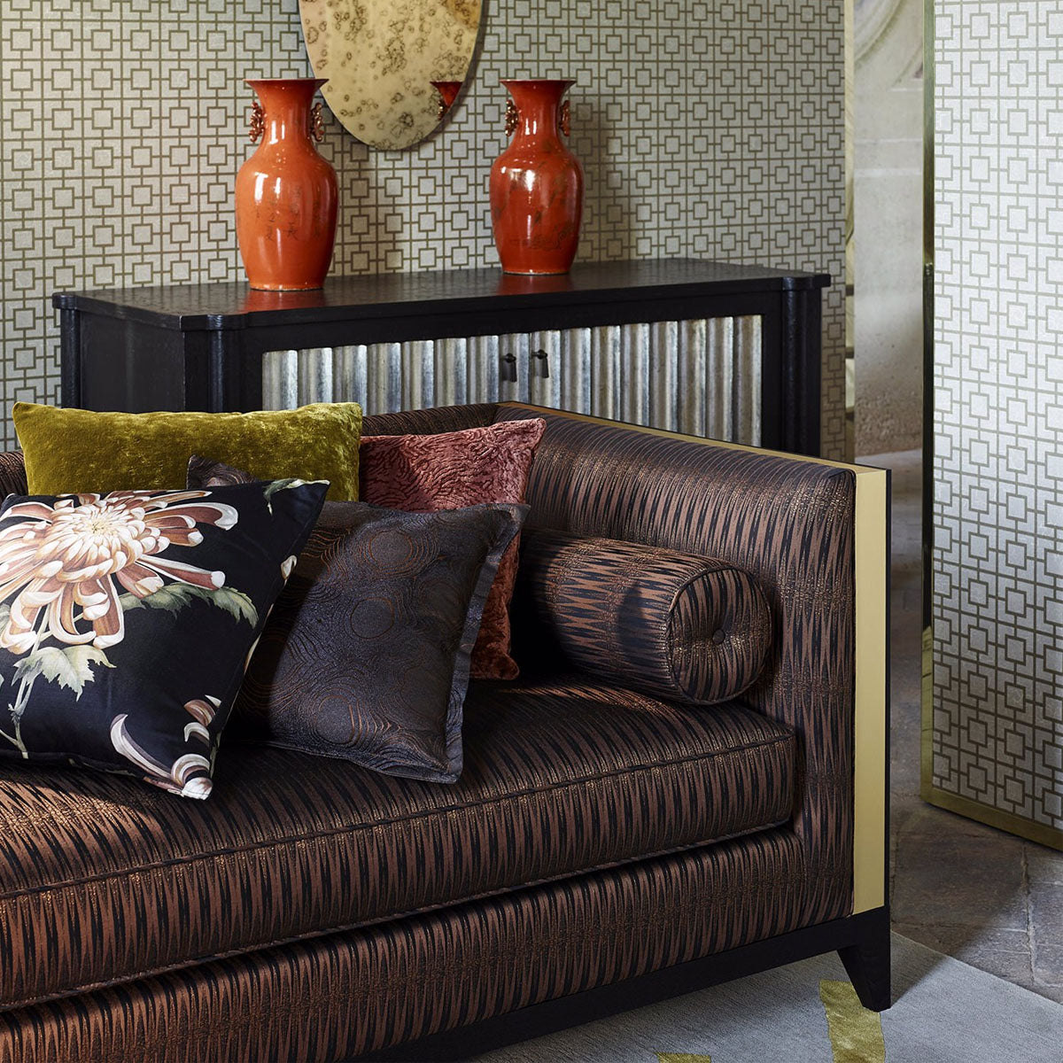 Seizo Raku Taylors Grey Wallpaper - Zoffany