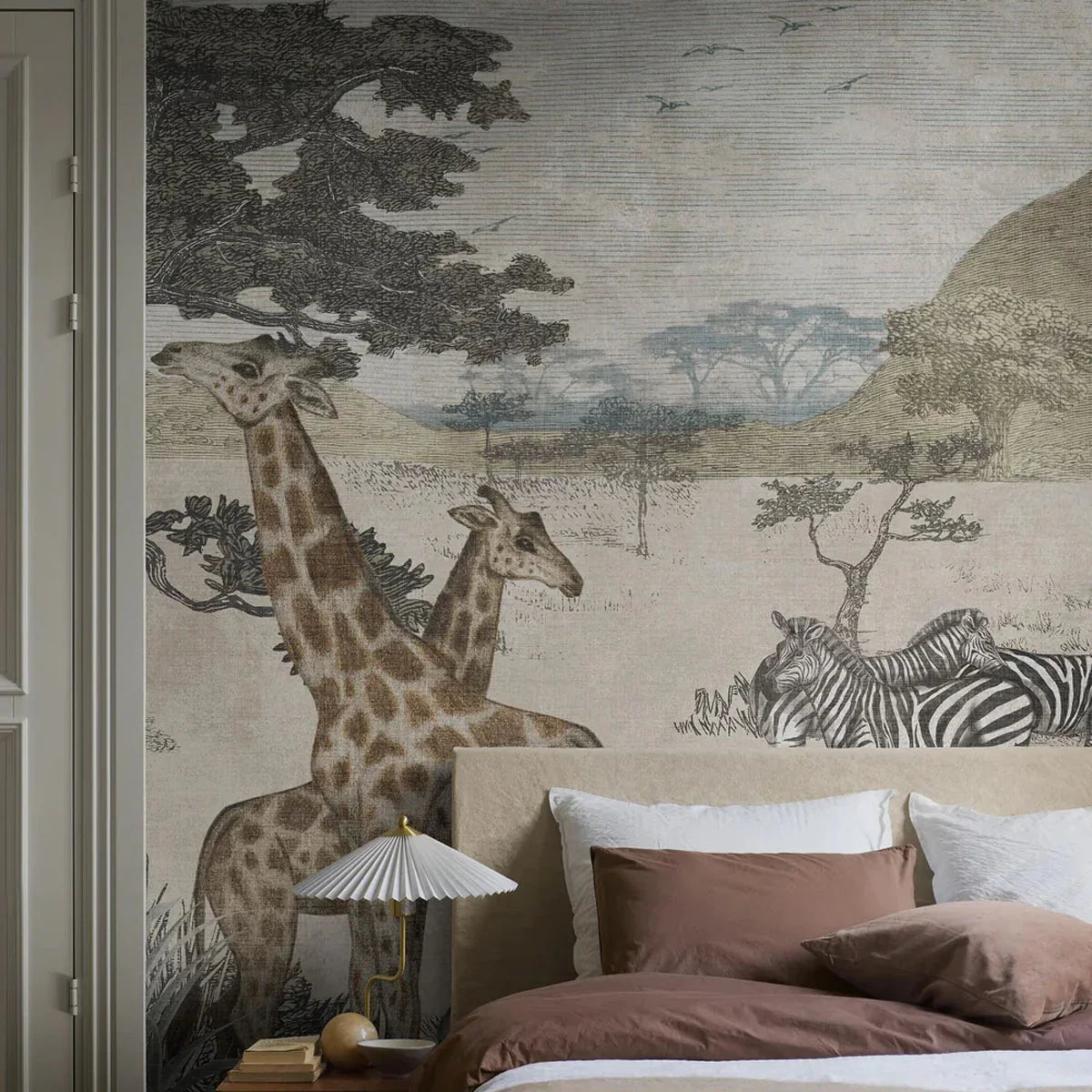 Serengeti Mural Wallpaper - Borastapeter