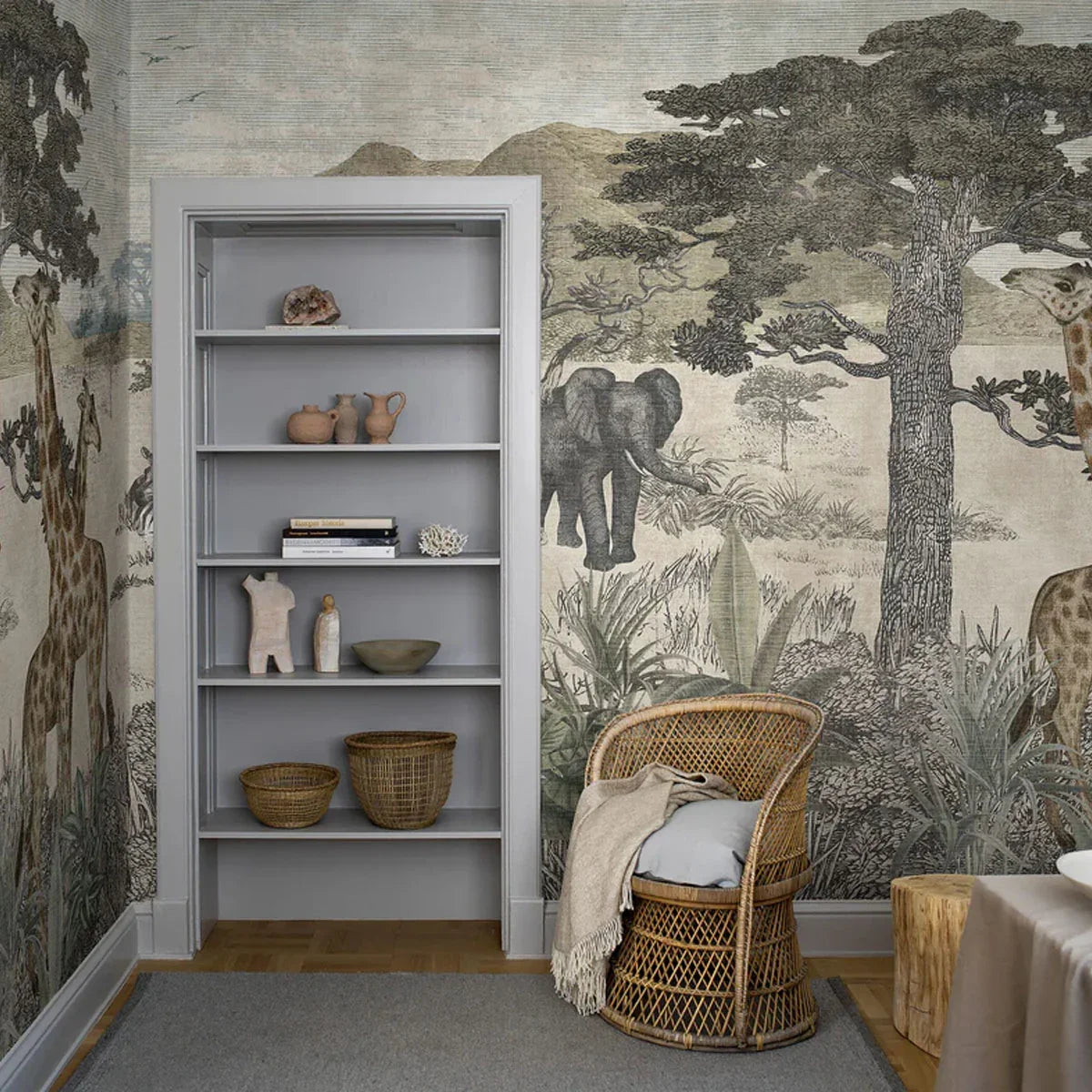 Serengeti Mural Wallpaper - Borastapeter