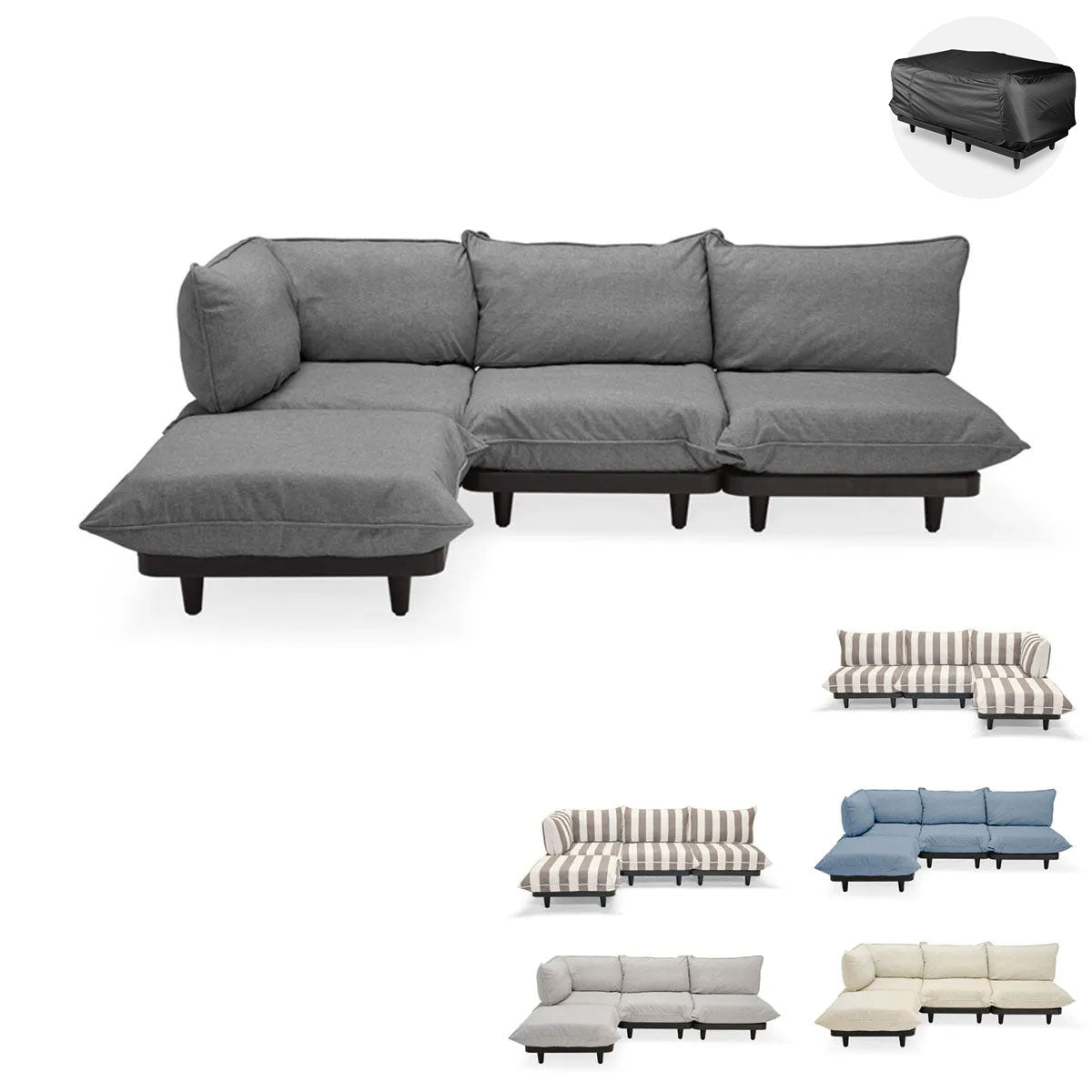 Paletti Lounge Furniture Set Large + Free Cover - Fatboy