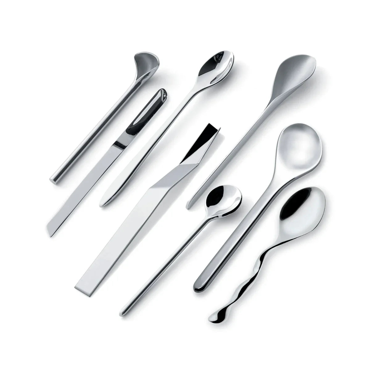 Set of 8 coffee spoons - Alessi
