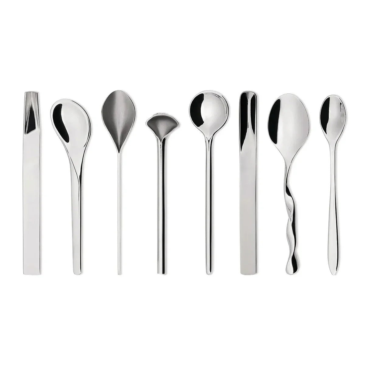Set of 8 coffee spoons - Alessi
