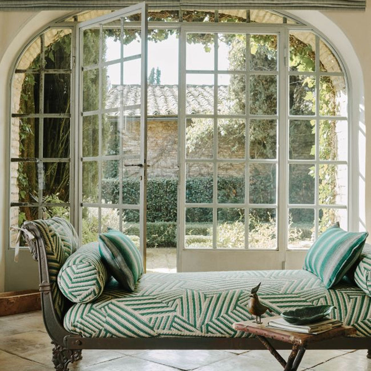 Shadow Stripe Weave Fabric - Liberty