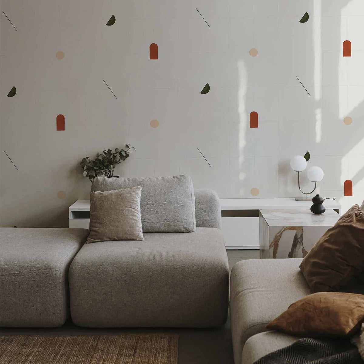 Shape Study Wallpaper - Coordonne