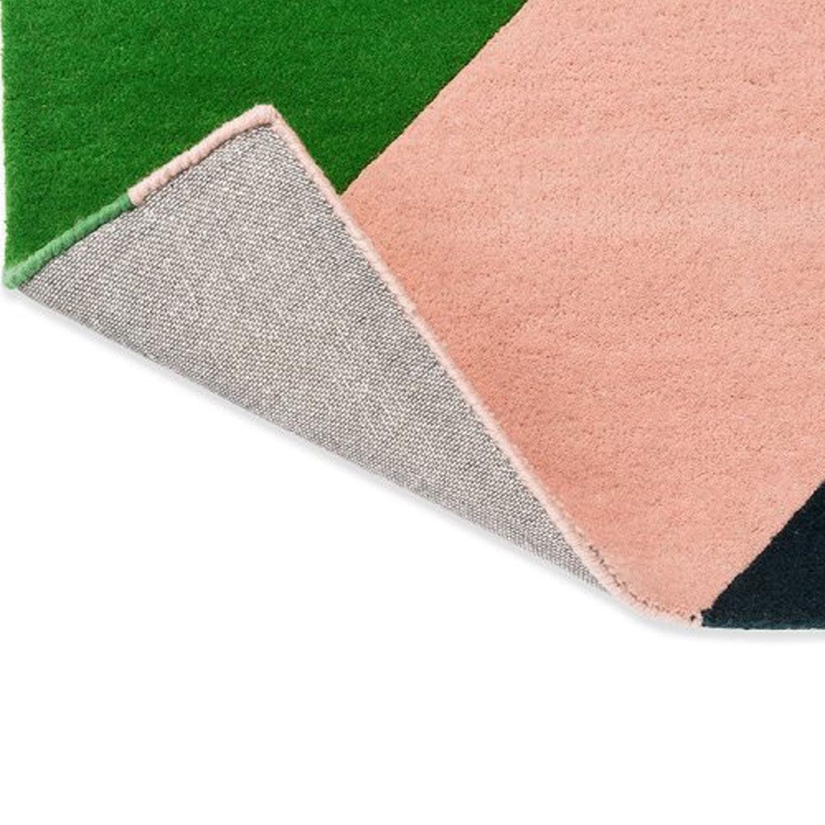 Harlequin X Sophie Robinson &#39;Sherbet Stripe - Emerald/Amber&#39; Rug