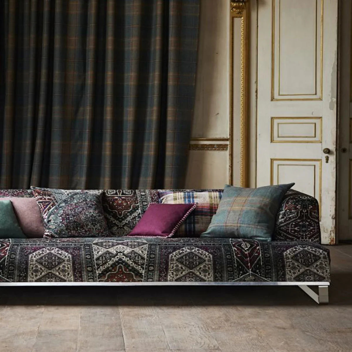 Shetland Plaid Fabric - Mulberry Home
