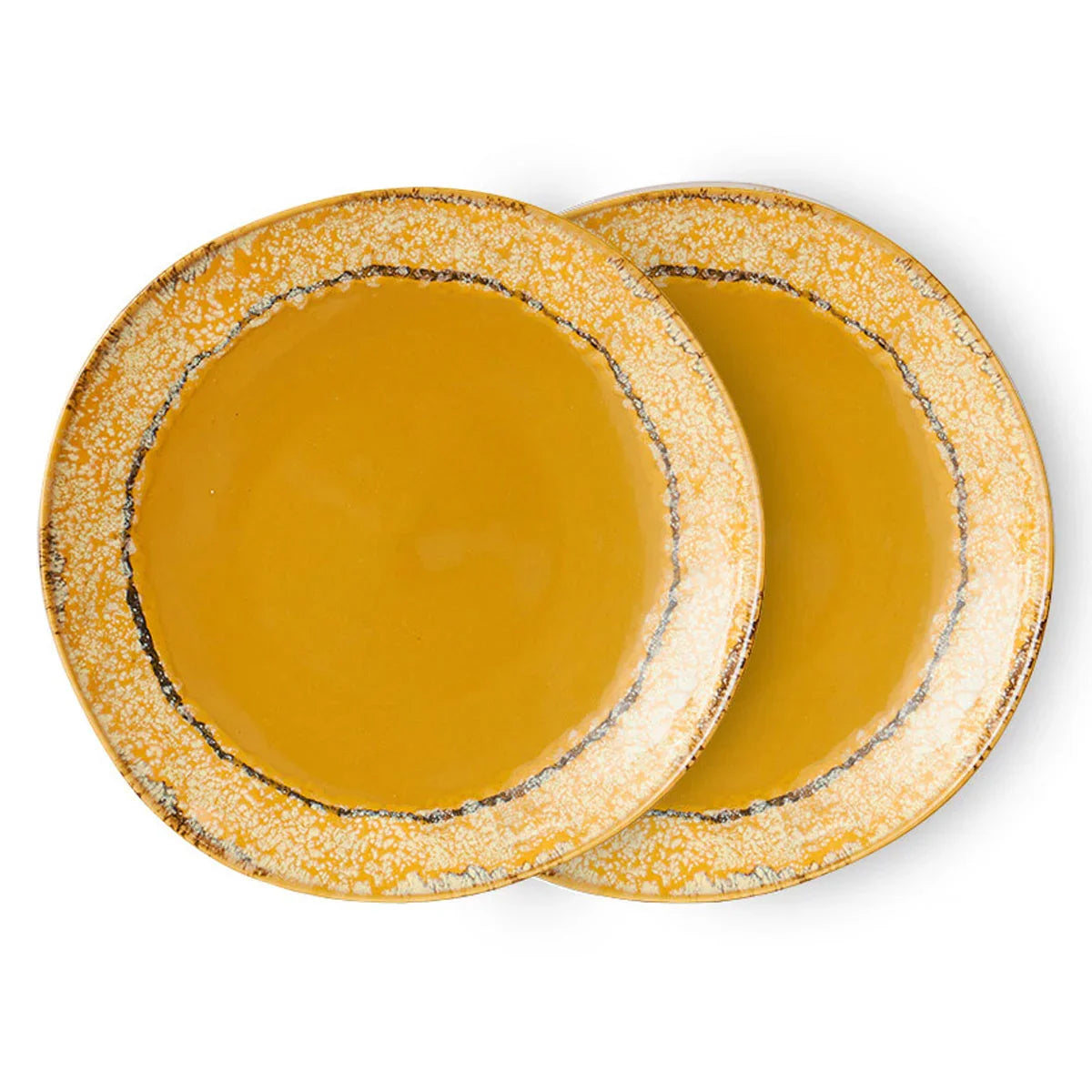 70s Ceramics Plates - HKLIVING