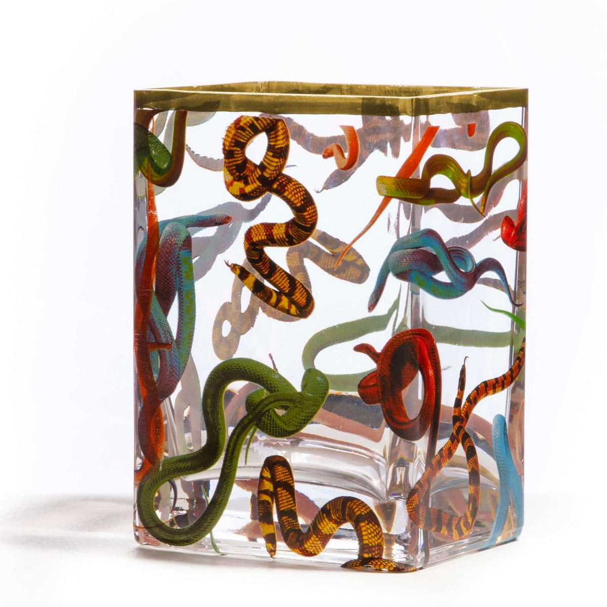 Seletti X Toiletpaper &#39;Snakes&#39; Glass Vase