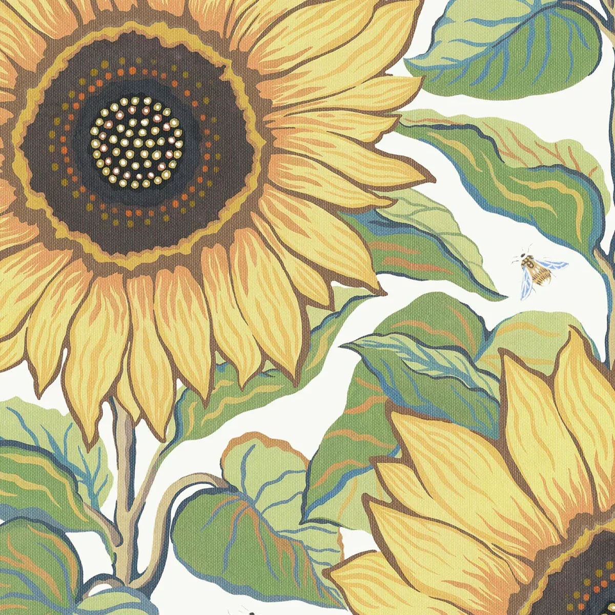 Solrosor Mural Wallpaper - Borastapeter