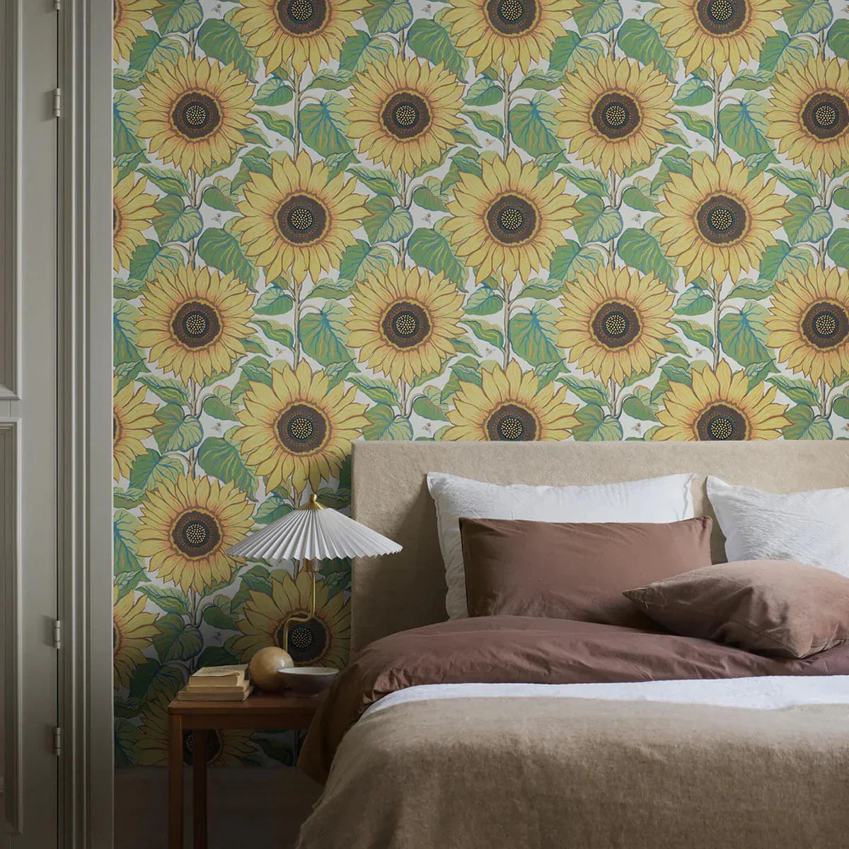 Solrosor Mural Wallpaper - Borastapeter