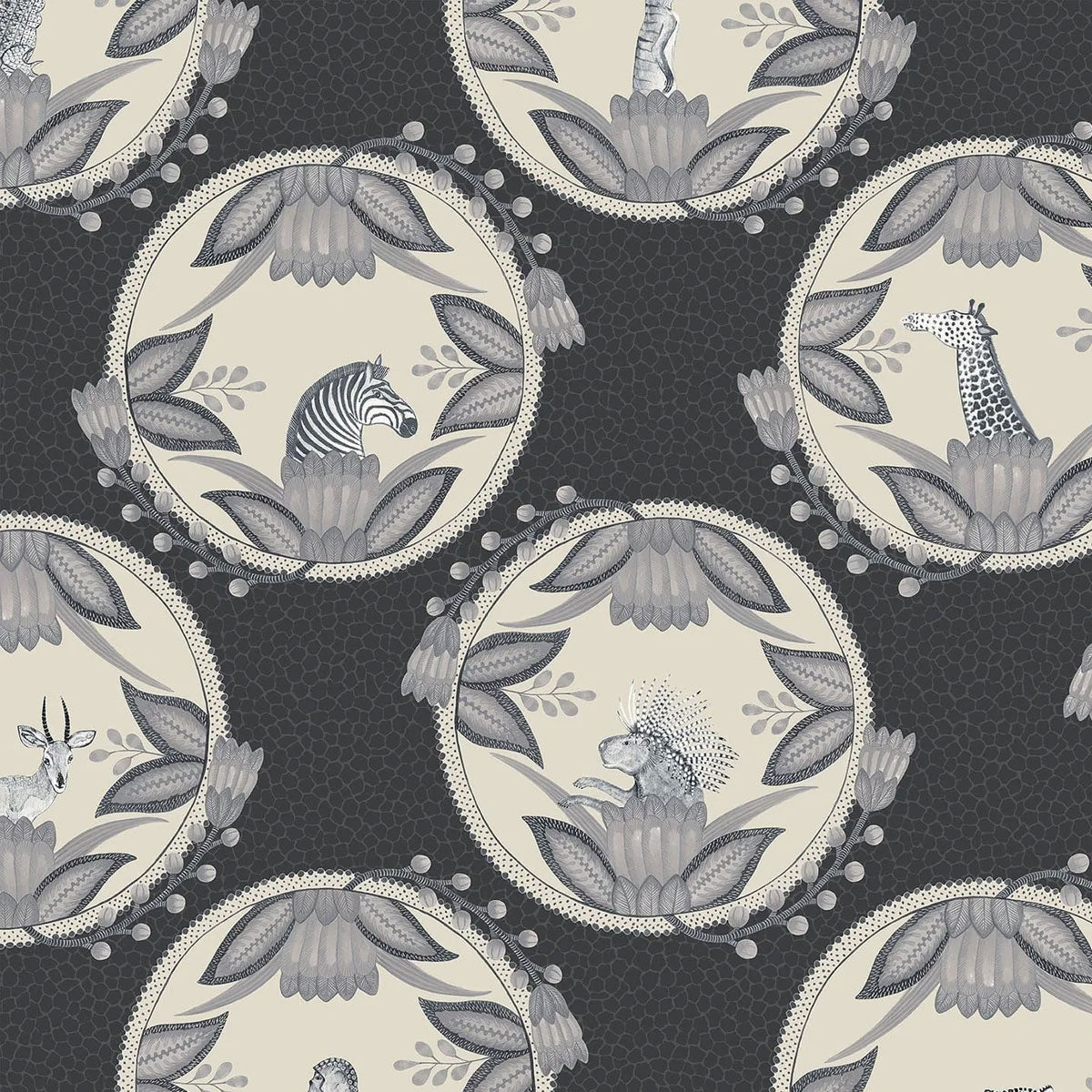 Ardmore Cameos Wallpaper - Cole & Son