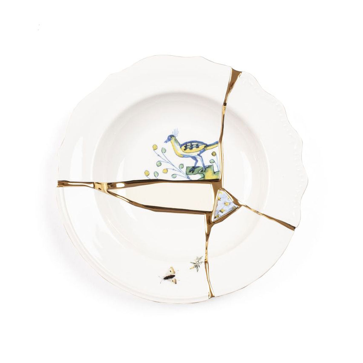 Kintsugi Soup Plate - Seletti