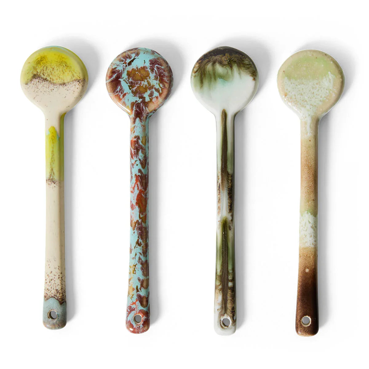 70s Ceramics Spoons - HKLIVING
