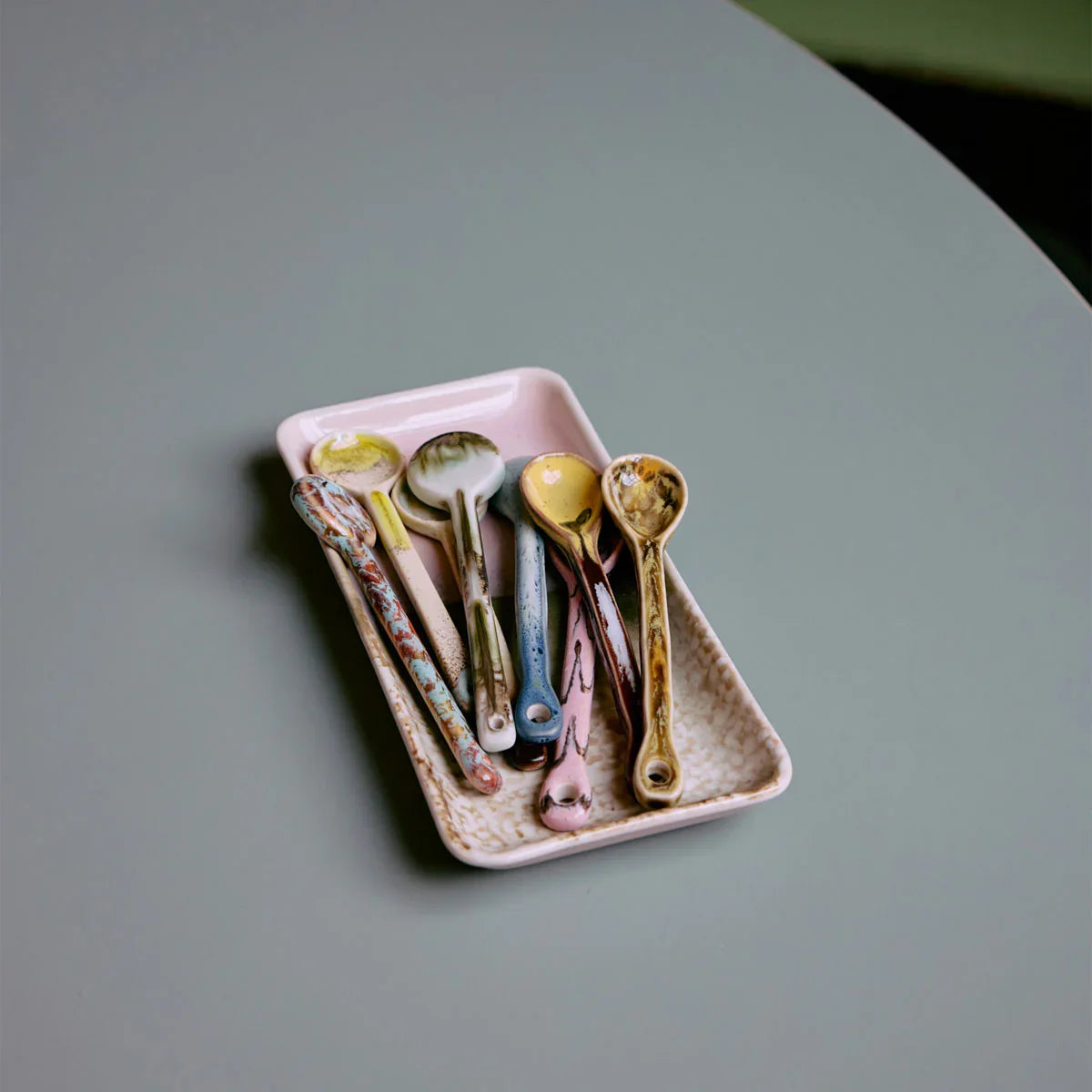 70s Ceramics Spoons - HKLIVING