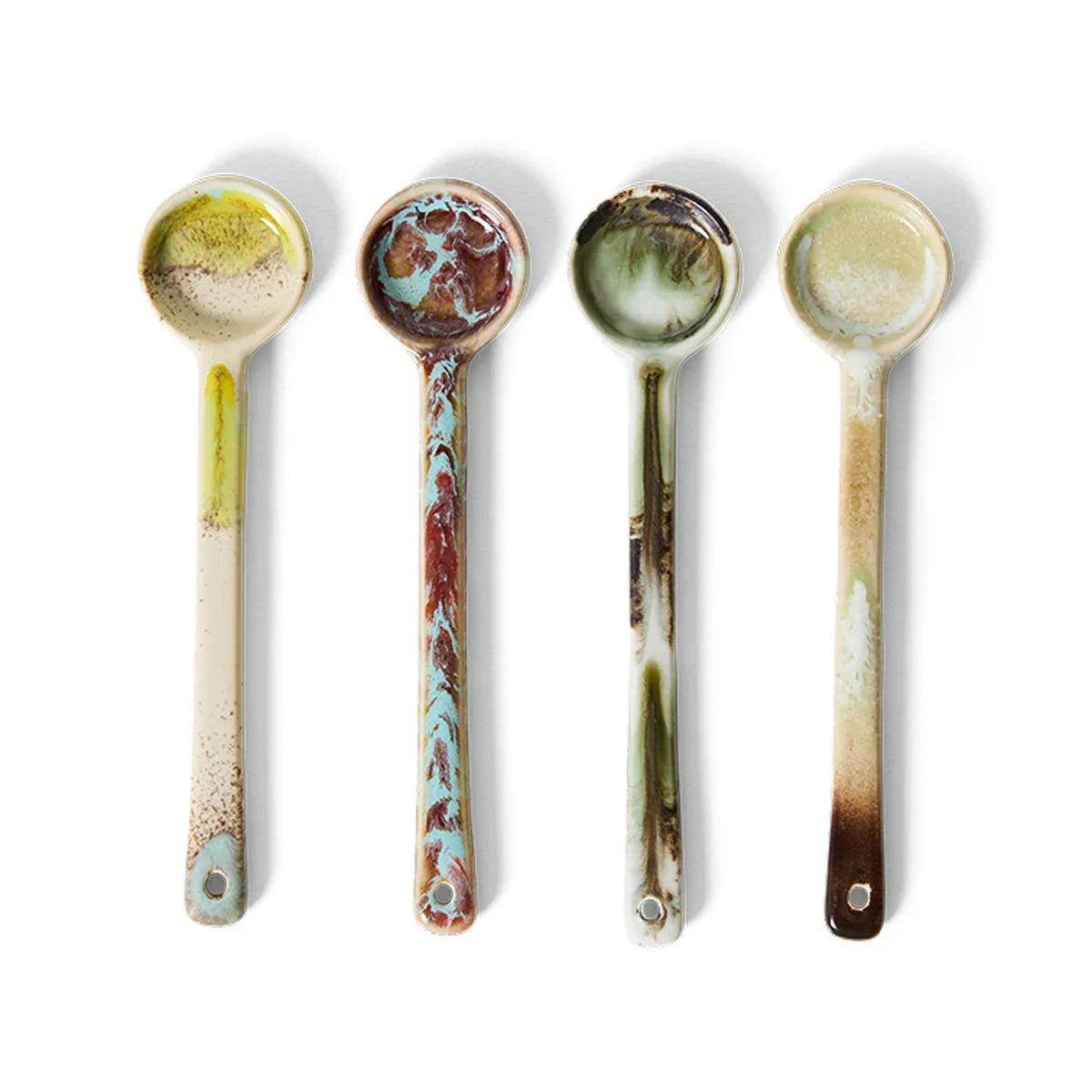 70s Ceramics Spoons - HKLIVING