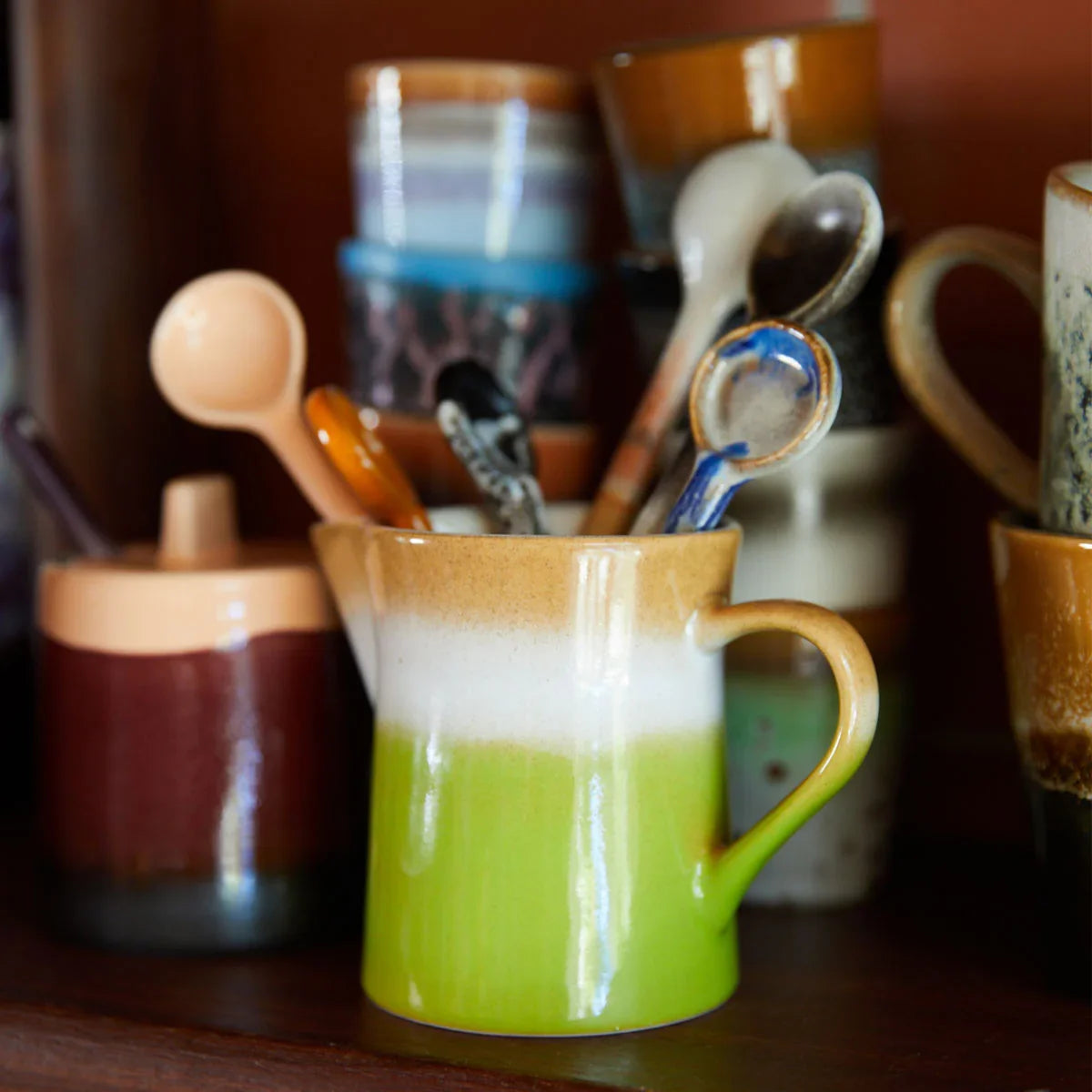 70s Ceramics Spoons - HKLIVING