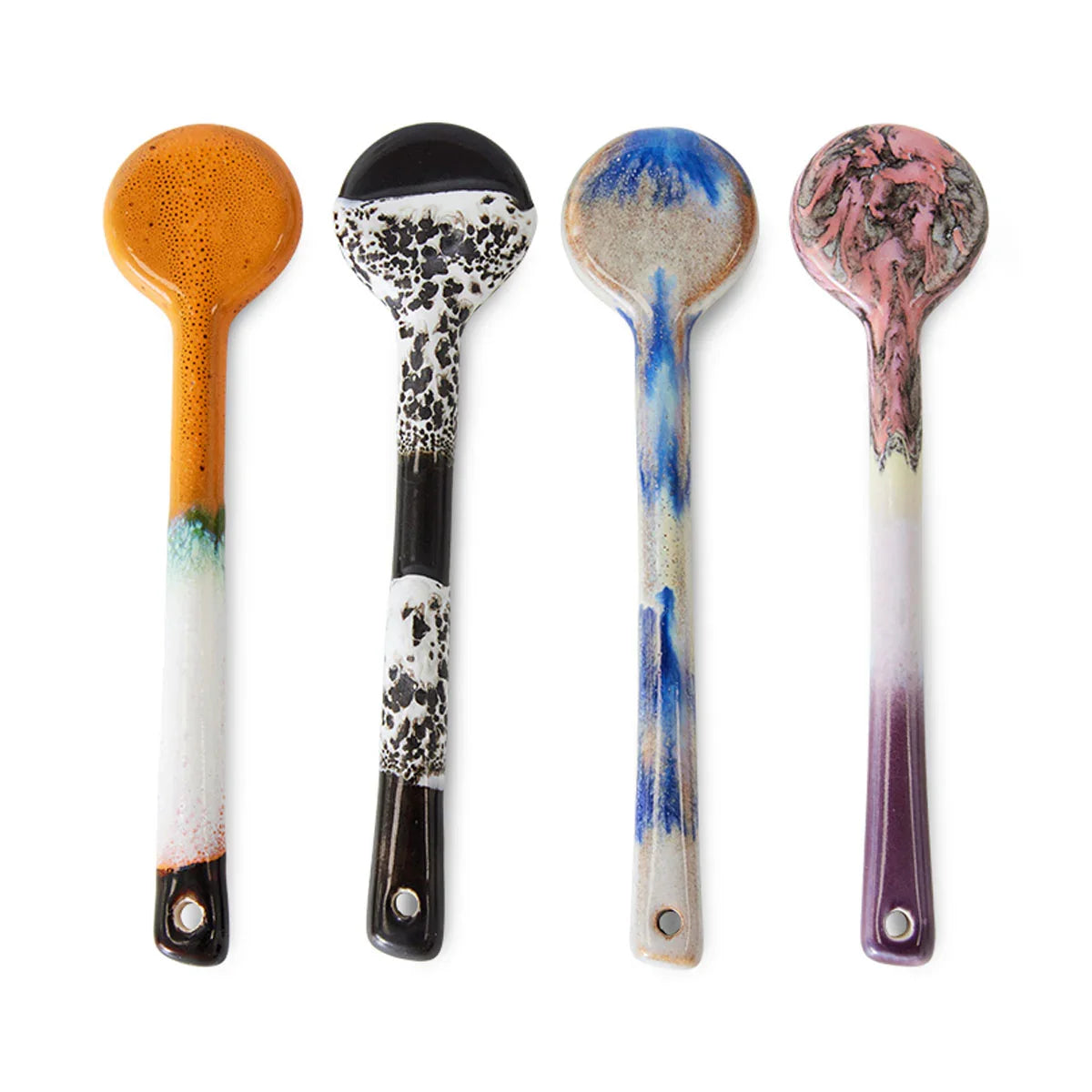 70s Ceramics Spoons - HKLIVING