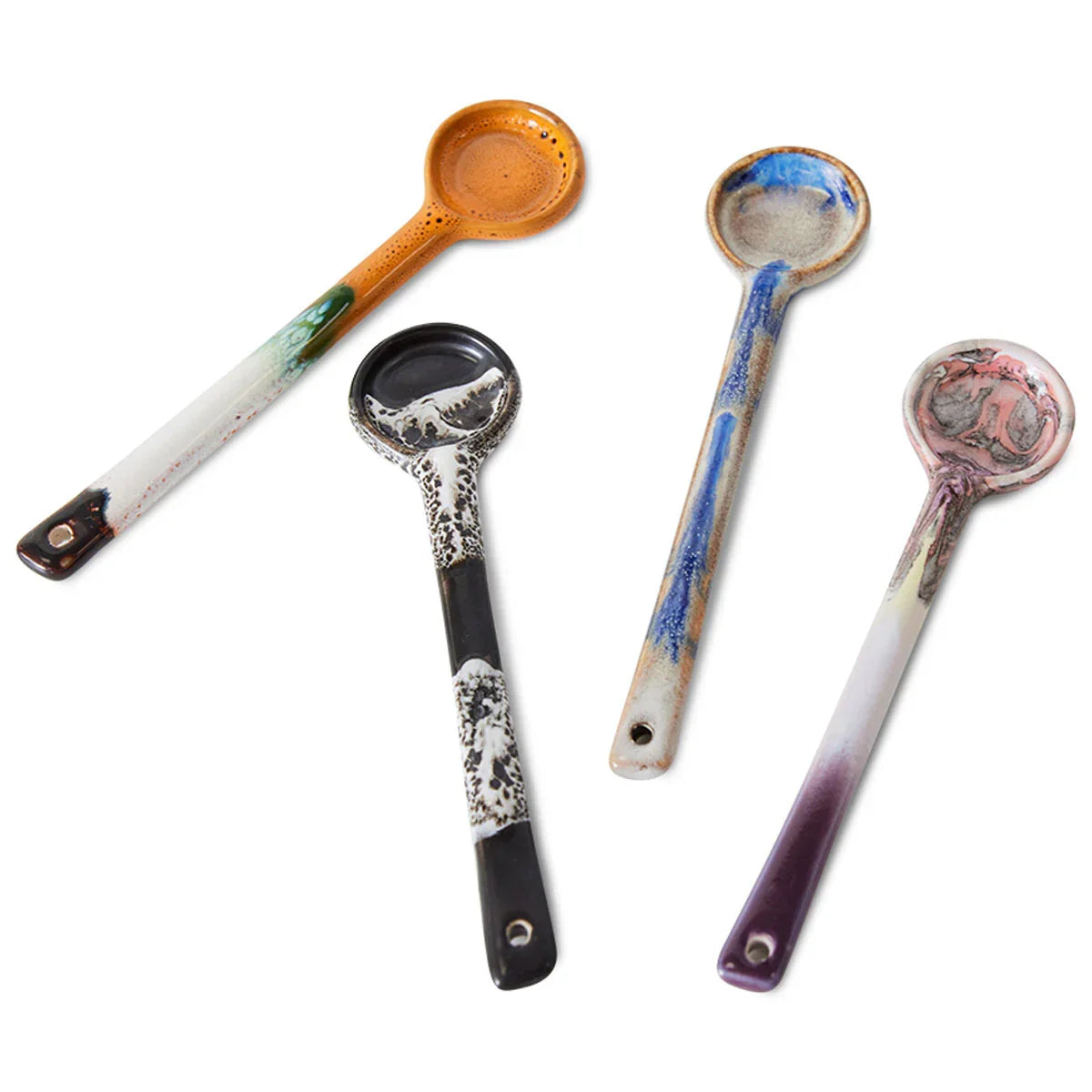 70s Ceramics Spoons - HKLIVING
