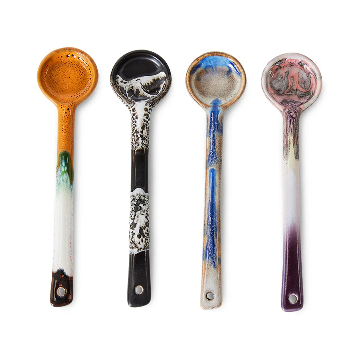 70s Ceramics Spoons - HKLIVING
