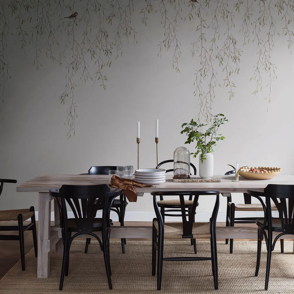 Spring Birds Mural Wallpaper - Borastapeter