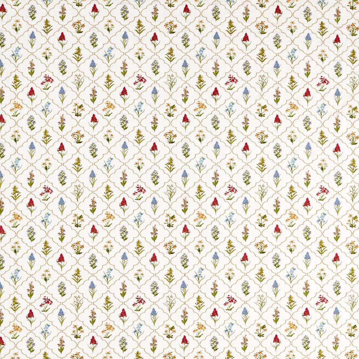 Spring Meadow Embroidery Fabric - Sanderson